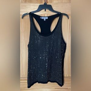 JLO Super Sparkly Racerback Tank Top - Size XLarge